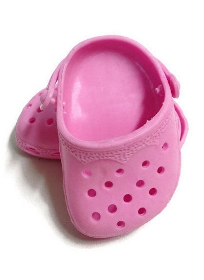 Dori's Doll Boutique - Pink Duc Shoes For 18 Inch Dolls - Image 1