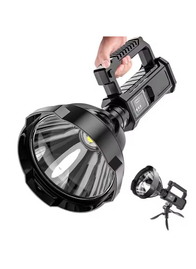 Mokshith Mokshith Torches Led Bright Rechargeable Long Range Searchlight100000 Lumens Powerful Torch Suitable for Outdoor Emergency Camping Fishing Hunting and Other Multifunctional Lighting  - Image 1