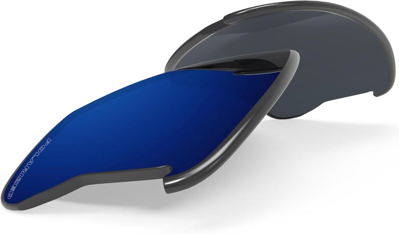 BLAZERBUCK Replacement Lenses & Sock Kit for Oakley Half Jacket 2.0 XL OO9154 Sunglasses - Midnight Blue Polarized - Image 2