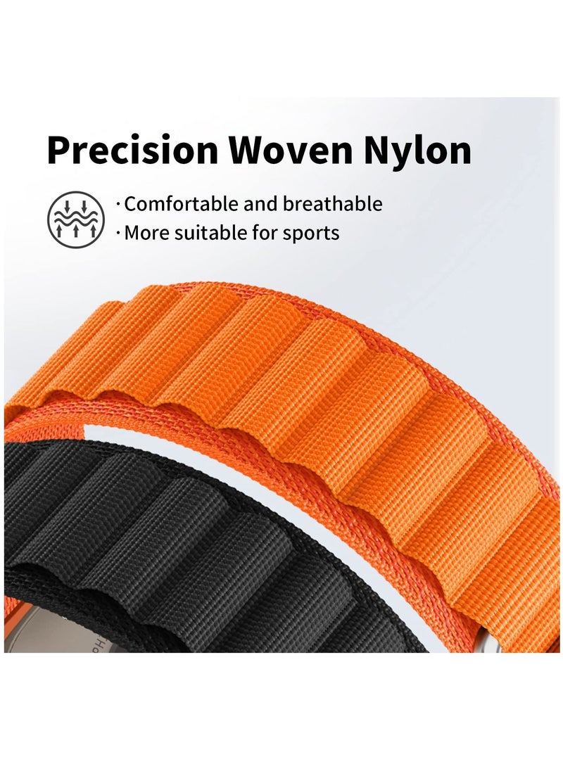 BORTONY - 3 Pack Apple Watch Band Alpine Loop 38mm 40mm 41mm Women men Nylon Sport Loop Replacement Watch Strap C Hook for iWatch Ultra SE Series 8/7/6/5/4/3/2/1 - Image 1