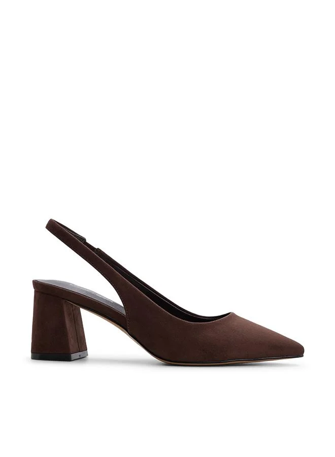 Call it Spring Evelyynn Ladies Brown Heeled Shoes