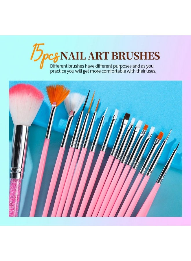 Teenitor - Teenitor Nail Art Kit, Nail Art Tools with Nail Art Brushes, Nail Design Kit, Nail Dotting Tools, Nail Stickers, Nail Rhinestones, Nail Art Foil, Nail Art Tapes, Nail Accessories For Nail Art - Image 1