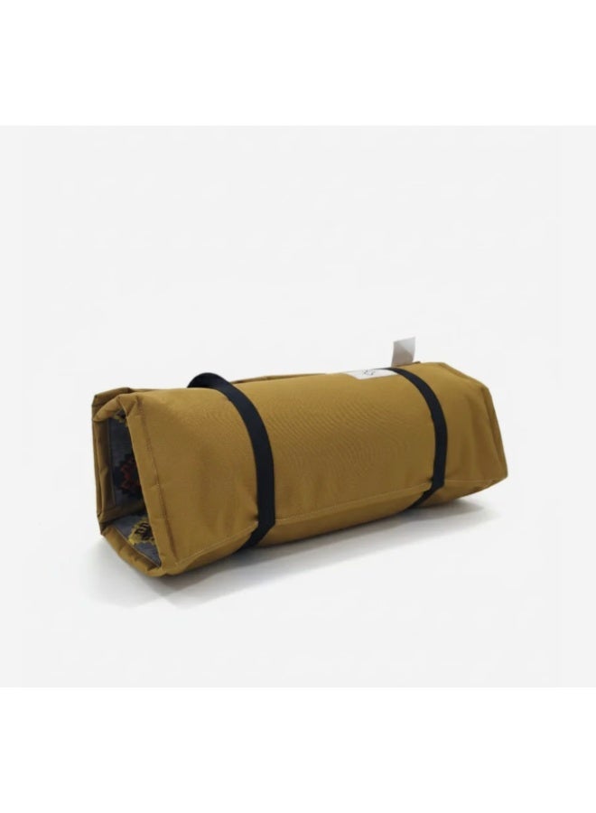 BAB Picnic Mat with Pillow 98×65 cm | Comfortable Khaki Mat with Assorted Designs | Compact Foldable Travel Blanket for Camping, Beach & Park Use - Image 1