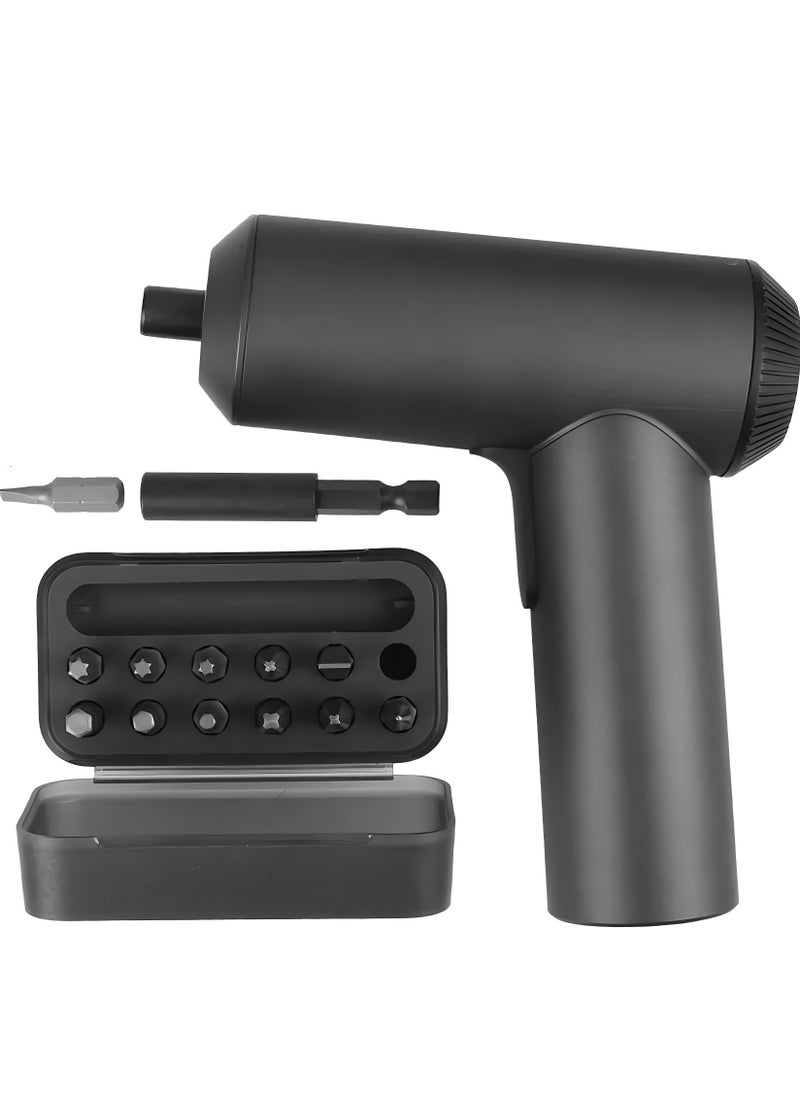 Xiaomi Mijia Cordless Rechargeable Screwdriver With 12 Pcs S2 Screw Bits 3.6v 2000mah Li-ion Black  - Image 1