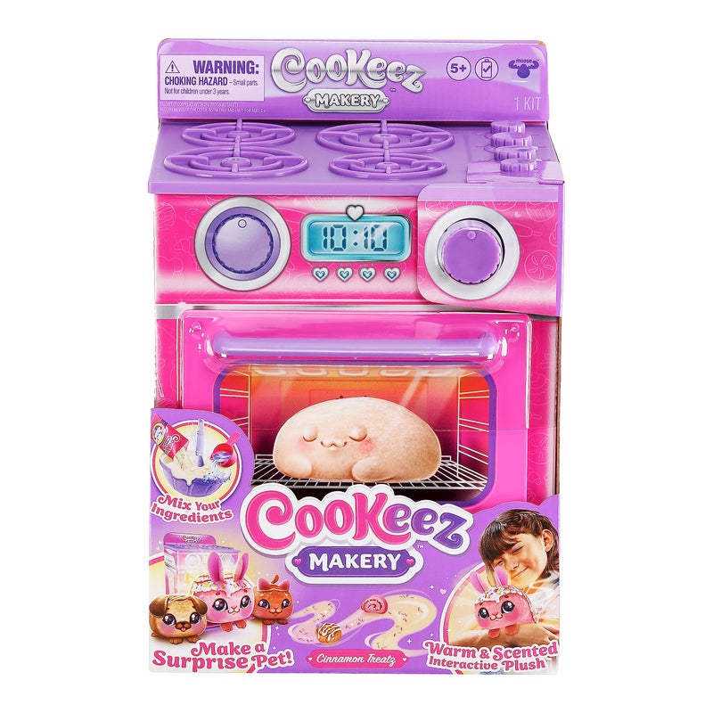Cookeez Makery فرن كوكيرز ماكري لعلاج القرفة. اخلط واصنع صديقًا محشوًا رائعًا! ضع العجينة في الفرن وكن مندهشًا عندما يخرج صديق محشو دافئ ومعطر وتفاعلي! أي واحد ستصنع؟ - Image 5