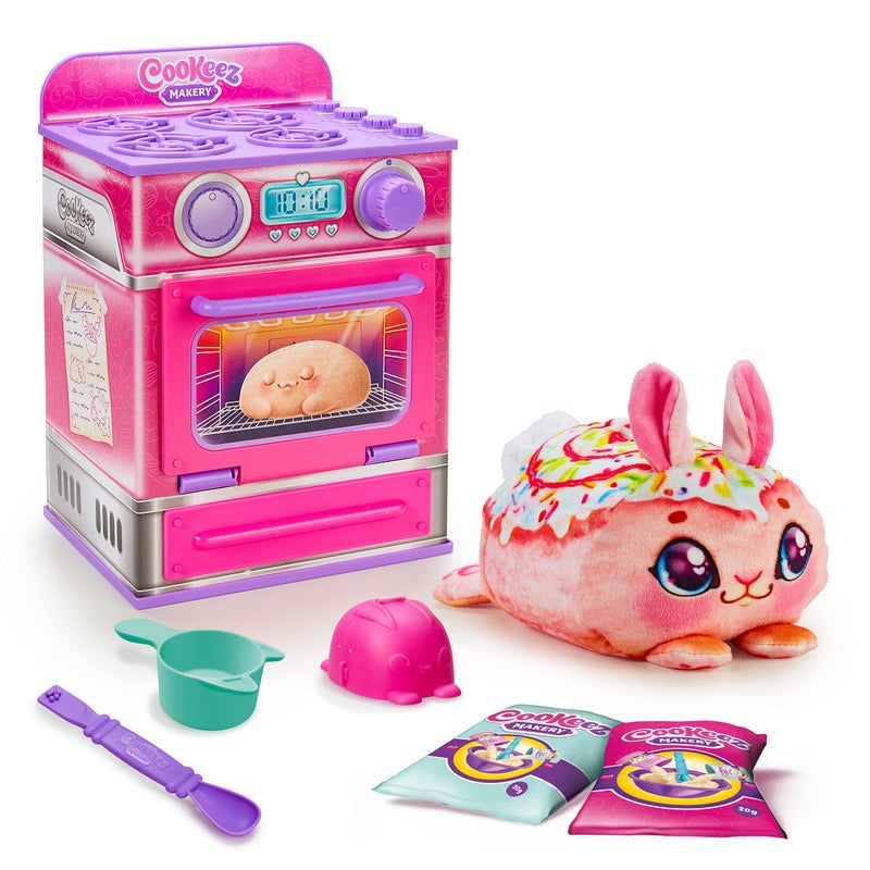 Cookeez Makery فرن كوكيرز ماكري لعلاج القرفة. اخلط واصنع صديقًا محشوًا رائعًا! ضع العجينة في الفرن وكن مندهشًا عندما يخرج صديق محشو دافئ ومعطر وتفاعلي! أي واحد ستصنع؟ - Image 1