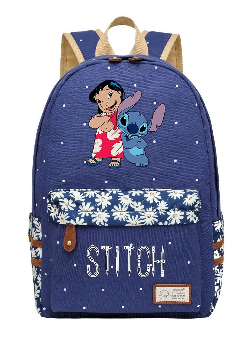 STITCH Stitch Printed Youth Casual Woven Strap Backpack