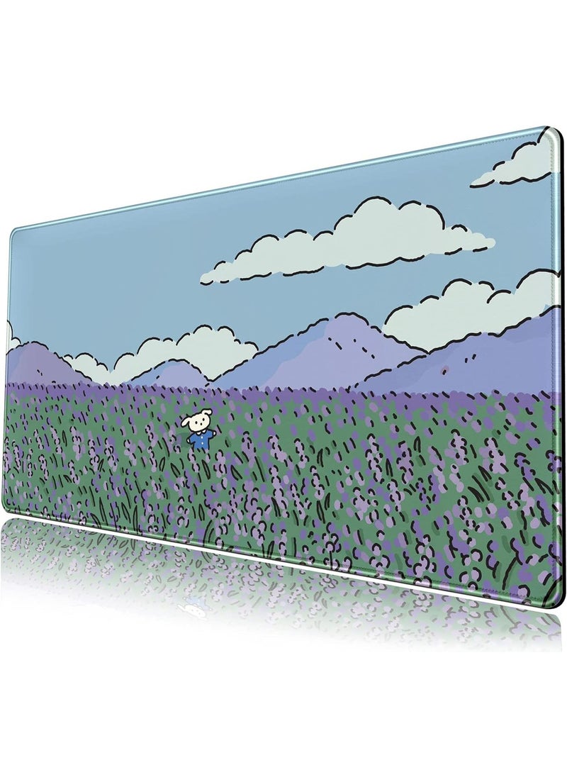Y&D 900*400*2mm Office Lock Edge Non Slip Game Keyboard Pad  - Image 1