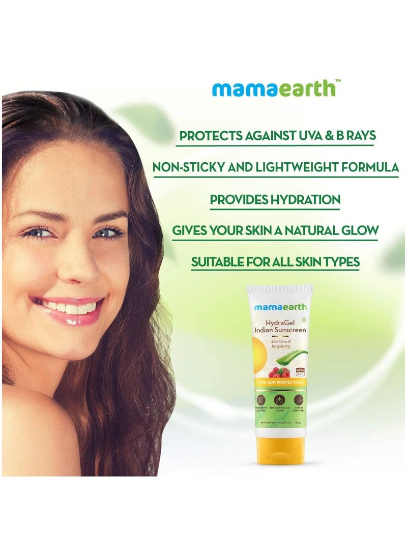ماما إيرث هيدرا جل هندي واقي من الشمس، 50 جم - Image 3