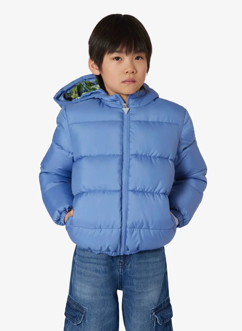GUESS Kids Hooded Padded Puffer jacket