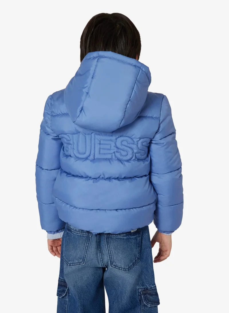 GUESS Kids Hooded Padded Puffer jacket
