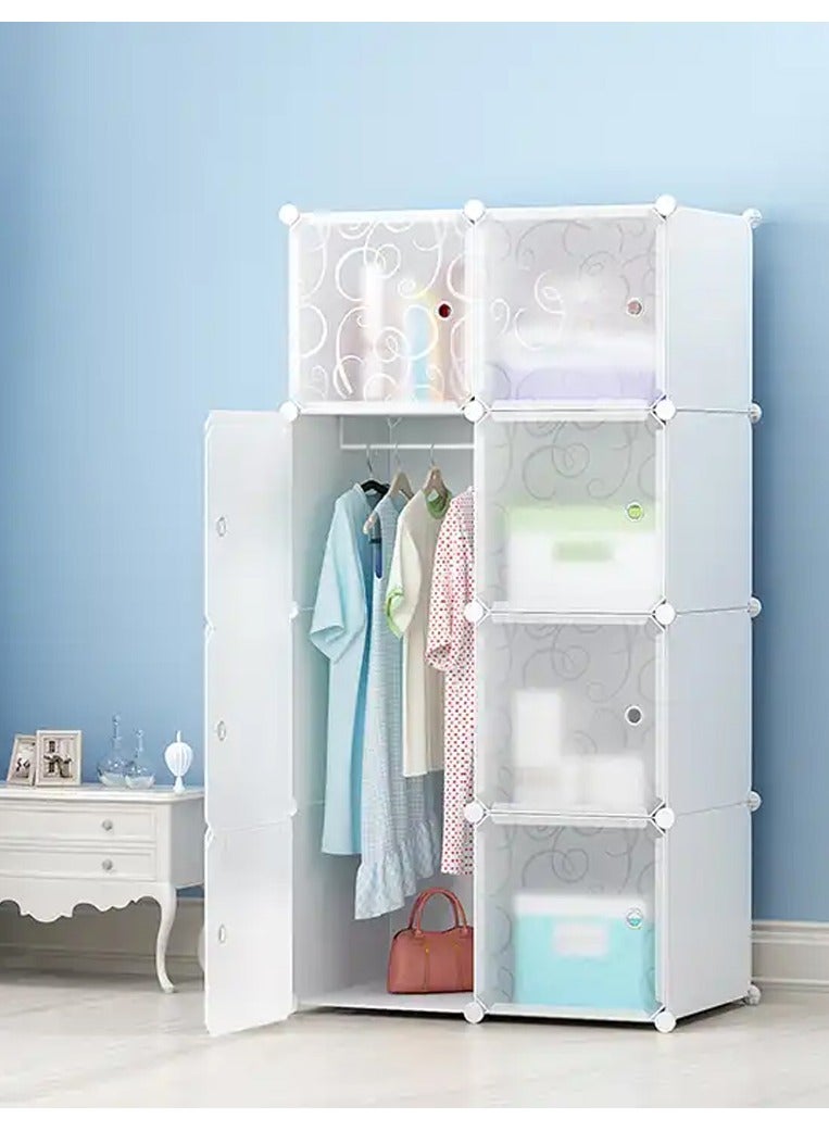 DubaiGallery 8 Cubes Diy Shoes Wardrobe Storage Shoe Rack Shoe Tower Storage Cabinet Shoe Organizer Storage Organizer Modular Shoe Cabinet