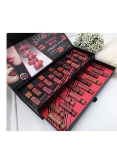 24 Piece Gloss & Lipstick Set Multicolour