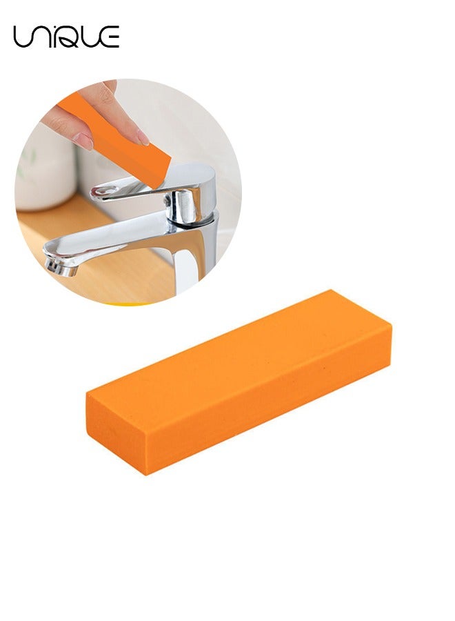 Unique Stainless Steel Stain Eraser, Decontamination Artifact Extra Strong Magic Sponge Eraser, with Rubber Gloves for Tough Stains, Dirt Surface, Kitchen Home - Image 1