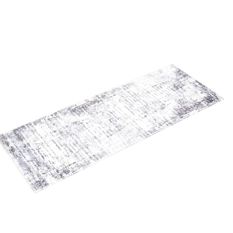 Bloom Rugs بلوم سجاد قابلة للانزلاق غير قابلة للانزلاق 12 قدم - رمادي/الفحم/عداء تجريدي حديث للحمام ومطبخ المدخل - الحجم الدقيق: 2.5 "× 12" - Image 4