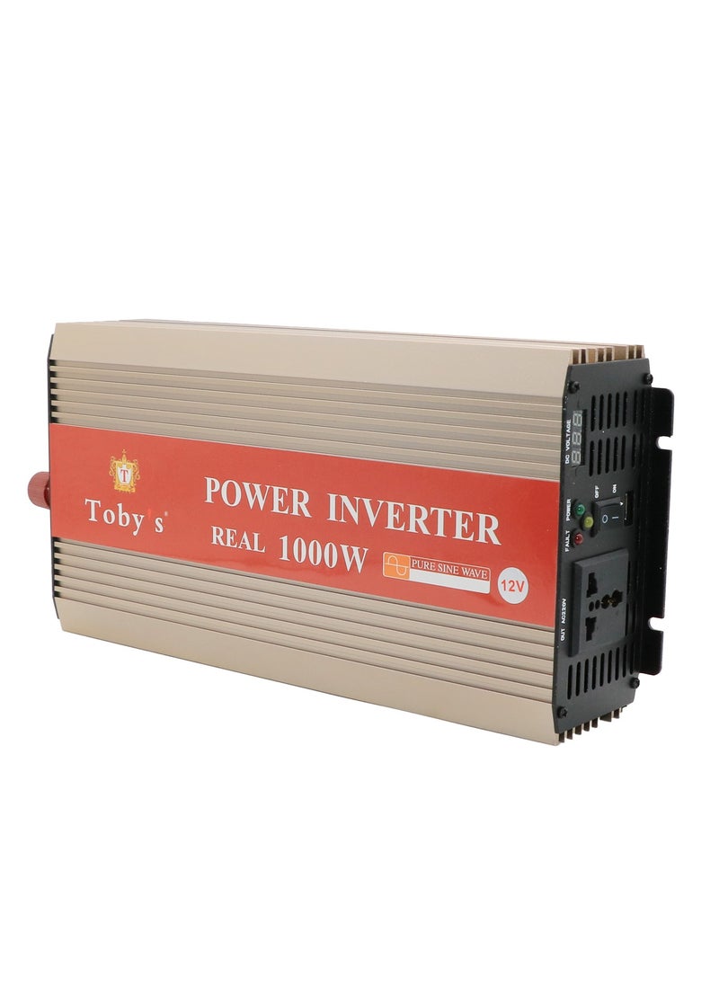 Toby's Toby's 1000W Car Inverter DC 12V to AC 220V Auto Voltage Converter  - Image 1