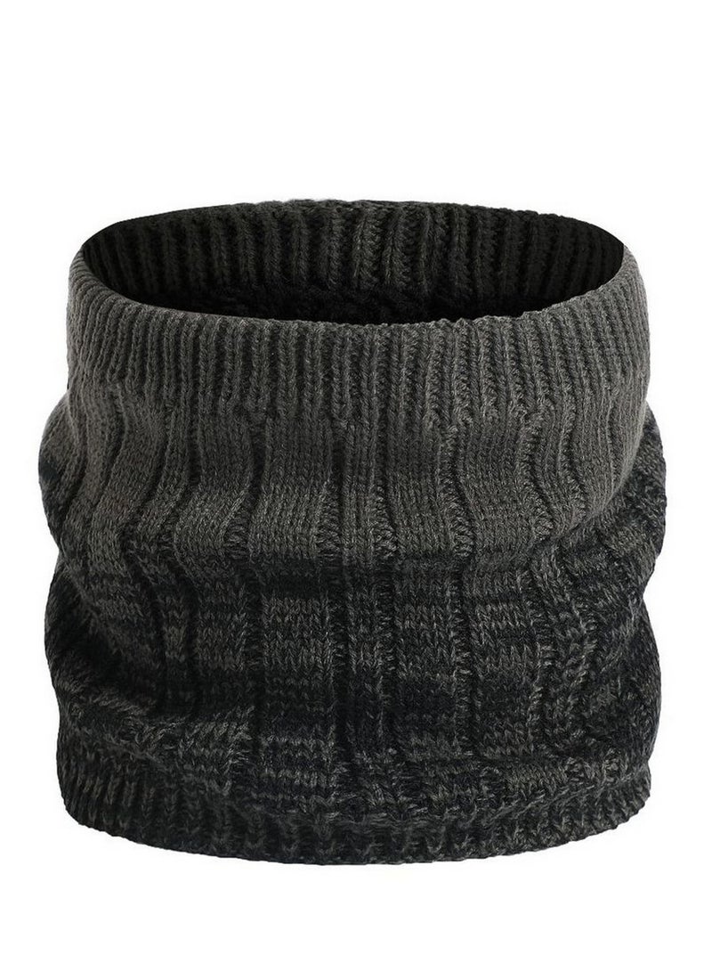 Generic Winter Beanie Hat Scarf Gloves Set Men's Scaves and Knit Beanie Hat Themal Gloves Set for Women Men - Image 3