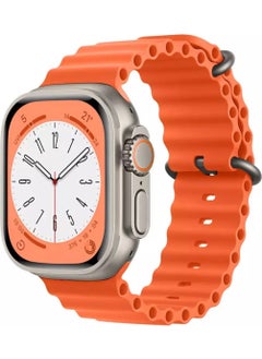 Apple Watch Series 8 7 6 5 4 3 2 Se 42MM / 44MM / 45MM Compatible Sport Silicone Band Ocean Strap