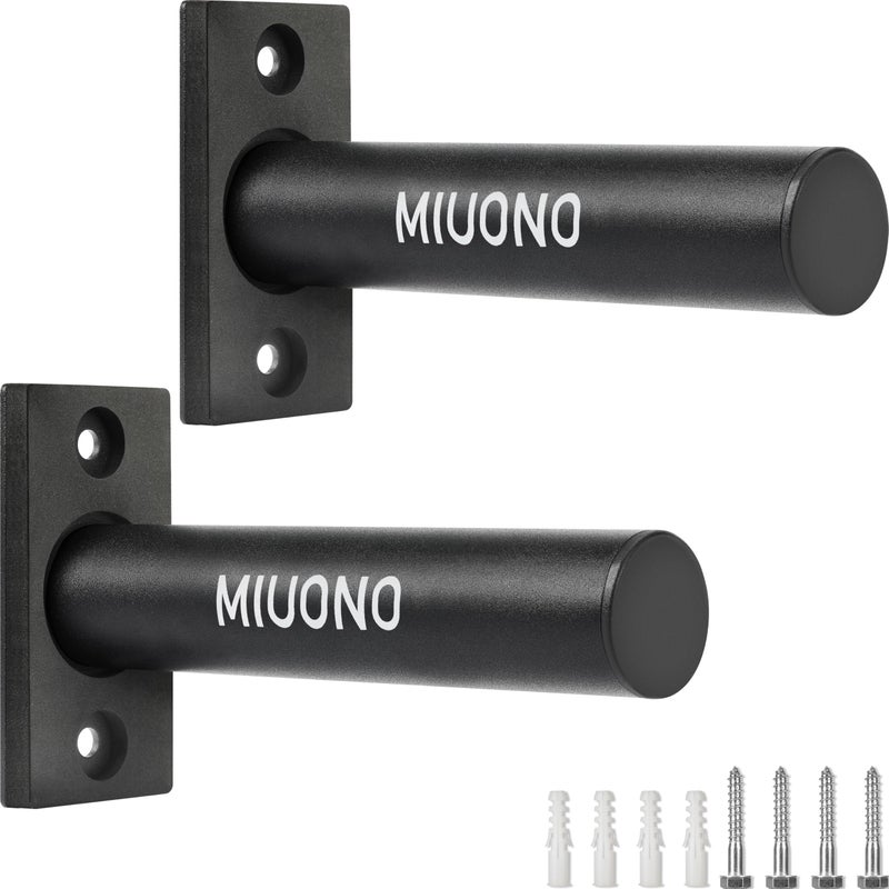 MIUONO Weight Plate Holder, 2 Pack Weight Plate Rack, Fit for 2 Inch Olympic Plate Storage Home Gym - Image 1