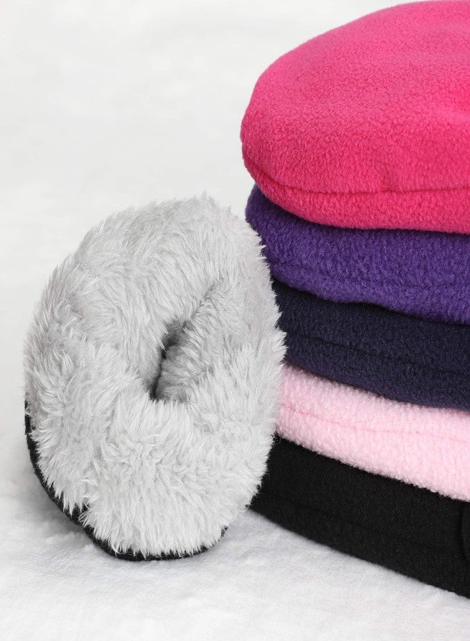 Reyow Toddler Mittens Baby Boy & Girls Winter Warm Mittens Kids Easy-On Sherpa Fleece Lined Snow Infant Gloves 2 Pairs - Image 3