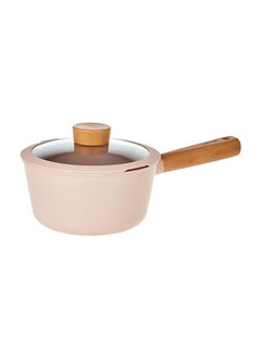 1Piece Saucepan with Glass Lid, 18 cm Size, Sandy Pink - pzsku/Z28720DC96D5438F1CCC5Z/45/_/1712668376/025d6d46-c721-48b9-8253-83605c88459e