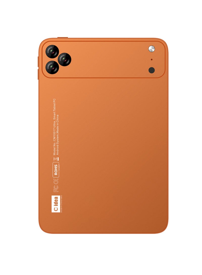 C idea CM10017 Ultra 10-Inch Android 16 Tablet PC with Keyboard & Mouse, 8GB RAM + 1TB ROM, Dual SIM 5G LTE, Wi-Fi, GPS, 13MP Front + 16MP Rear Camera, Tab with Stylus – Orange - Image 3