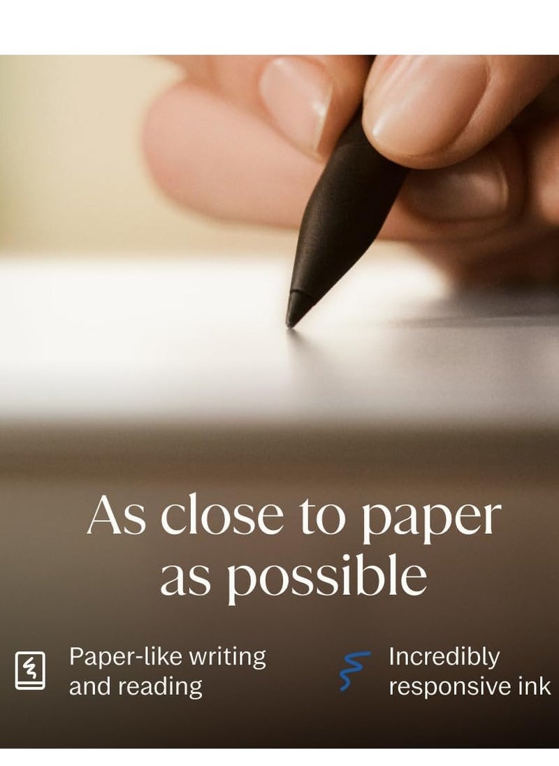 Remarkable - reMarkable Paper Pro Tablet 11.8-inch & Marker Plus Pen with Eraser and a Book Folio Cover Mosaic Weave – Basalt - Image 1