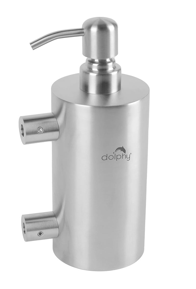 DOLPHY Dolphy 304 Stainless Steel Wall Mount Liquid and Soap Dispenser - for Kitchen or Bathroom (450ml)  - Image 1