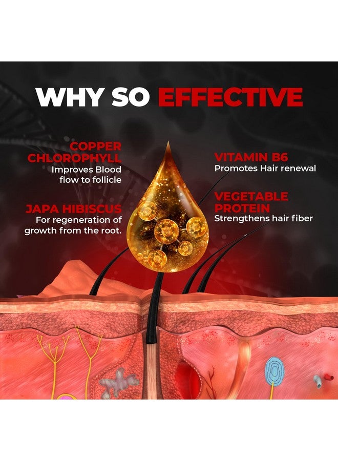 BEARDO Beard & Hair Growth Oil, 50Ml (Pack Of 2) | Natural Hair Oil For Thicker & Longer Beard | Beard Oil For Uneven, Patchy & Fast Beard Growth | Growth Oil For Stronger & Fuller Beard Hair - Image 3