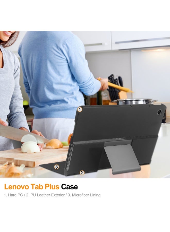 عام غطاء لوحي لينوفو تاب بلس 11.5 إنش 2024 طراز TB351FU، غطاء لينوفو تاب بلس مع خاصية النوم/الاستيقاظ التلقائي. - Image 4