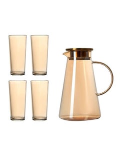 5 Piece Glass And Jug Set - pzsku/Z2872A4966CD38236A7B8Z/45/_/1679652612/eeeee03b-a4b8-4d3a-942a-692bf2af6f36