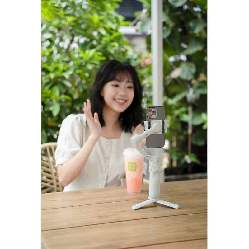 FeiyuTech فييوتيك فيمبل 4 [رسمي] مثبت جيمبال للهواتف الذكية 3 محاور، عمود قابل للتمديد 8.4 بوصة، تتبع AI للوجه/الأشياء، يناسب آيفون 14 13 برو/ماكس هواتف أندرويد سامسونج يوتيوب إنستغرام تيك توك، الحد الأقصى 260 جرام - Image 2