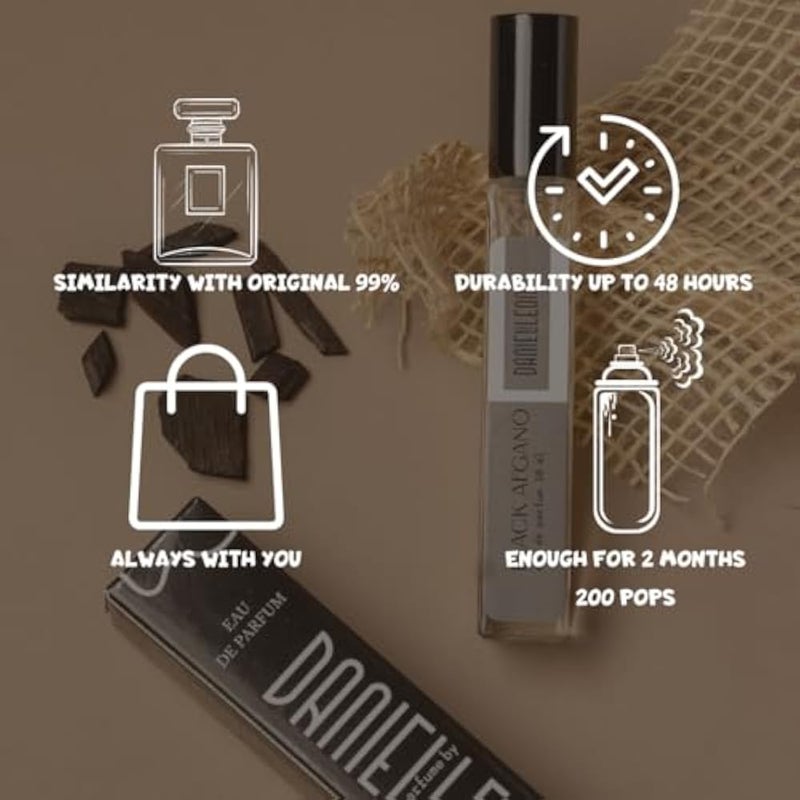 Daniel Leon, inspired perfume by BLACK AFGANO, Deep & Mysterious Unisex Perfume with Oud, Smoke & Green Notes tester, 10 ml - Image 3