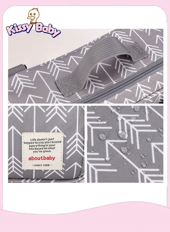 Kissy Baby Baby Nappy Bag Small Portables Stroller Storage Bag Waterproof Hanging Diaper Bag for Baby Going Out - Image 4