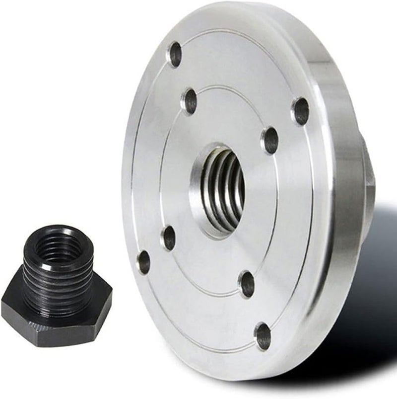 Wood Lathe Chuck Flange 2 3 4 6 Inch Silver Steel Thread Panel 100mm M18x2 5 Accessory - Image 5