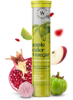 WELLBEING NUTRITION Apple Cider Vinegar Acv For Weight Loss With Mother And Garcinia Cambogia, Pomegranate  - Image 1