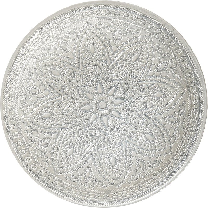 ChargeIt by Jay Divine Charger Plate Silver 13 - Image 1