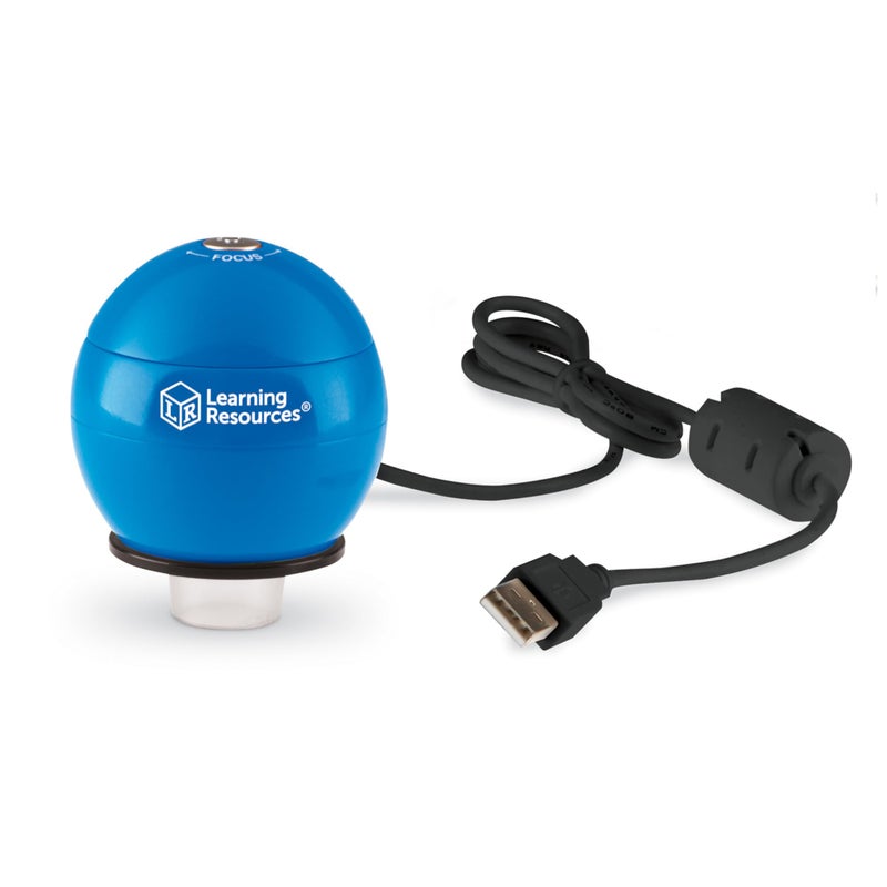 Learning Resources Zoomy 2.0 Handheld Digital Microscope, Blue - Image 1