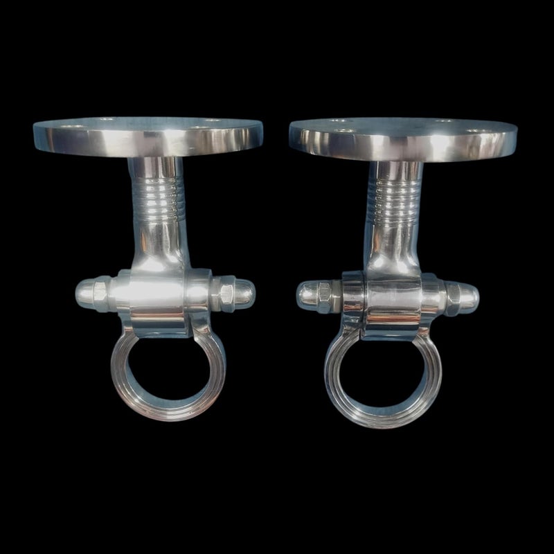 Kkriya Home Decor Kriya Home Decor Pure Stainless Steel HIGrade Quality Life TIME WARRENTY Ceiling KADA Swing Patio 25MM Rod with Weight Capacity of 2000KG Pack of 2PCS Strong and Sturdy  - Image 1