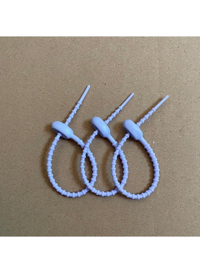 Loquat Tadpole Tie DIY Live Buckle Writer Soft Glue Tie Keychain Jewelry Bag Doll Lanyard Decoration Accessories-Color:Purple Blue 15cm - Image 1