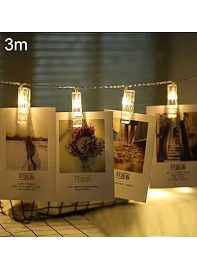 مشبك حامل الصور على شكل حبل خفيف