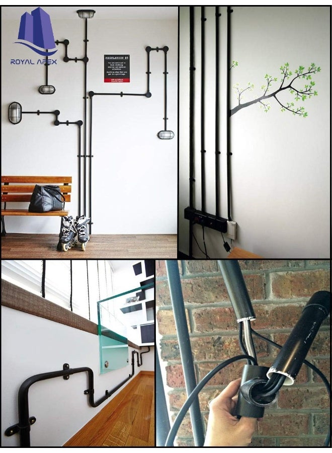 Royal Apex Pvc Electrical Conduit Pipe And Fittings For Indoor And Outdoor Electrical Wiring And Cabling Pack Of 9 90Cmx25Mm Pipe - Image 5