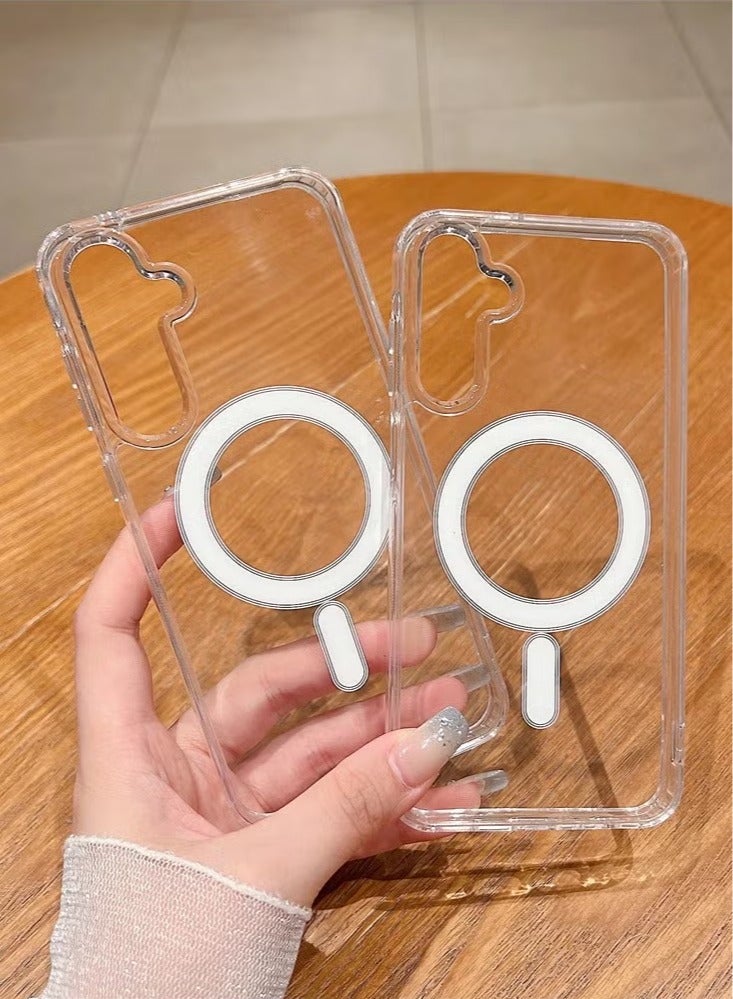 CoomBe for Samsung Galaxy A56 Magsafe Protection Phone Case, Shockproof Protective Cover Clear - Image 2
