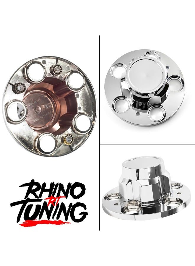 RTRHINOTUNING 4PCS 171mm(6.72in)/120mm(4.72in) Chrome Silver Wheel Center Cover for 10 20 Van Suburban 1976-1995#15649148 15676967 - Image 4