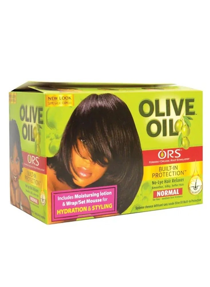 ORS ORS Olive Oil Built-in Protection No-Lye Hair Relaxer Normal Kit - Image 2