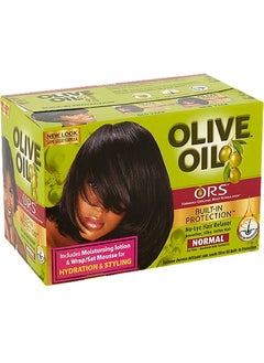 ORS ORS Olive Oil Built-in Protection No-Lye Hair Relaxer Normal Kit  - Image 1