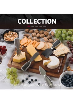 Y&D Cheese Knives Steel Stainless Slicer Cutter Spreader Fork Light Weight One-Piece Silver Design Perfect Gifts for Charcuterie Board  - Image 3