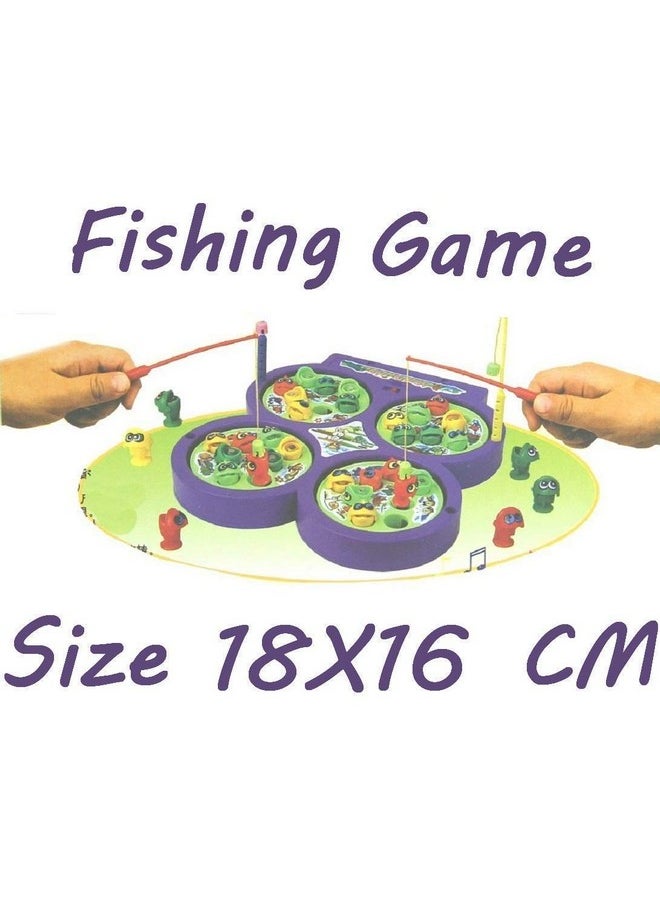 Famous Quality - Famous Quality Entertainment Set for Kids Fish Catching Game for 3 Years and Above, (Assorted Color) - Image 1