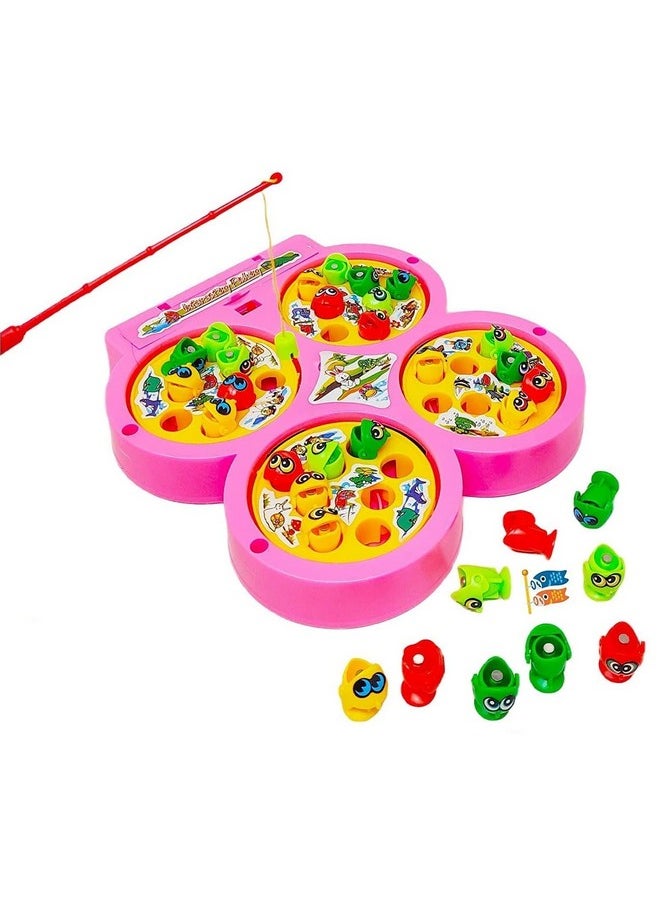 Famous Quality - Famous Quality Entertainment Set for Kids Fish Catching Game for 3 Years and Above, (Assorted Color) - Image 1