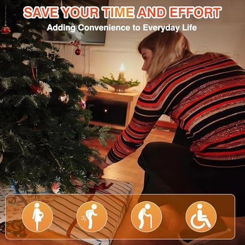 GASREKV Remote Control Outlet for Christmas Tree Lights, Gingerbread Man Wireless Remote Switch, Christmas Tree Remote Control with Built-in Music Feature, 100Ft Range - Image 5